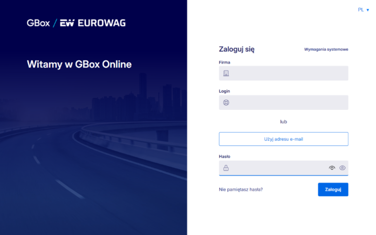 Logowanie nazwą panelu i login