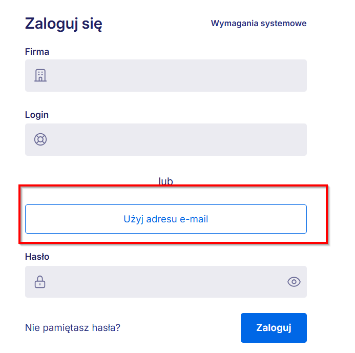 nowe logowanie gbox 2