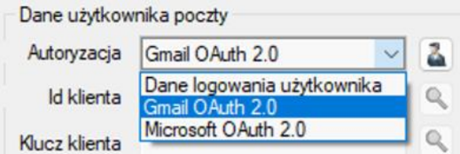 OAuth2 wybór